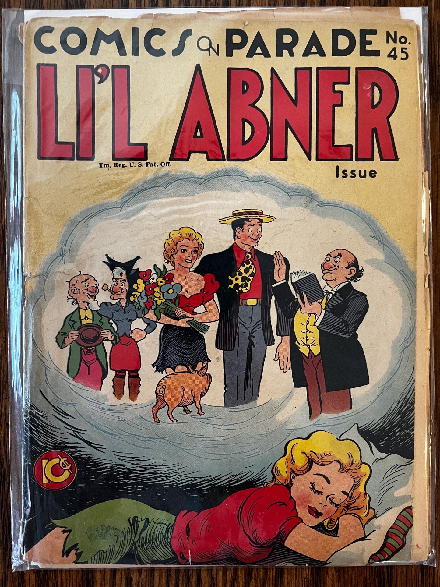 Vintage Comic Lot  Little Audrey #16, Smokey Bear, Treasure Chest 1964, Abner #45, Timmy Ghost, Black Cat #65