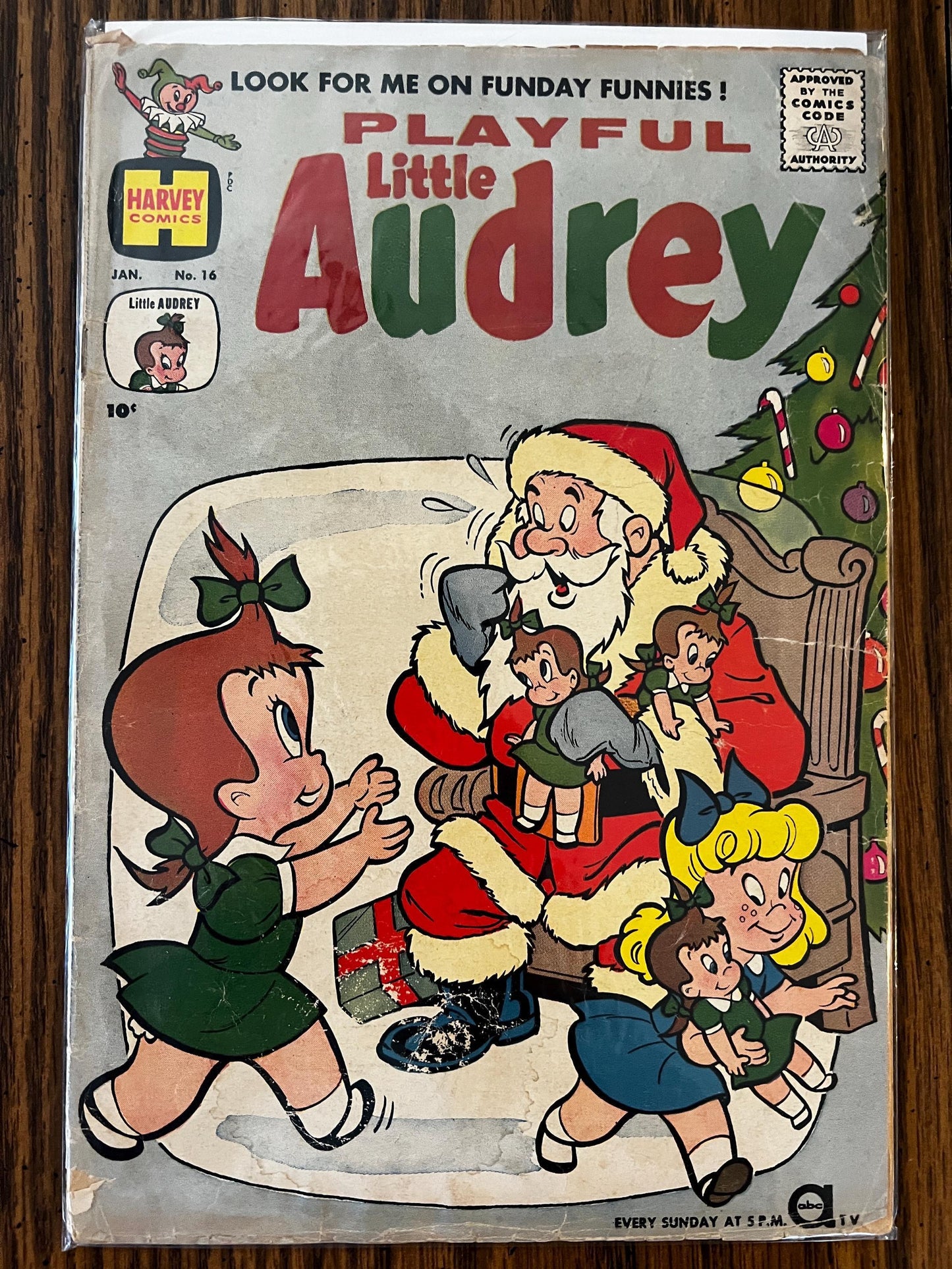 Vintage Comic Lot  Little Audrey #16, Smokey Bear, Treasure Chest 1964, Abner #45, Timmy Ghost, Black Cat #65
