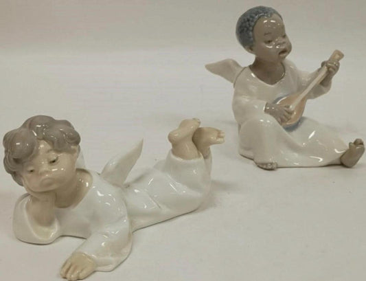 Angels Figurines: Lladro - Porcelain Sculptures. No Box. Sold Individually