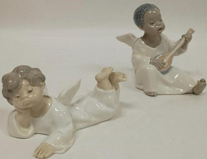 Angels Figurines: Lladro - Porcelain Sculptures. No Box. Sold Individually