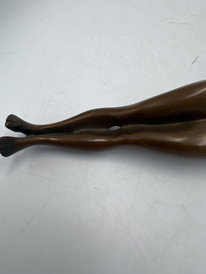 Art Deco Nude Woman Bronze Statuette