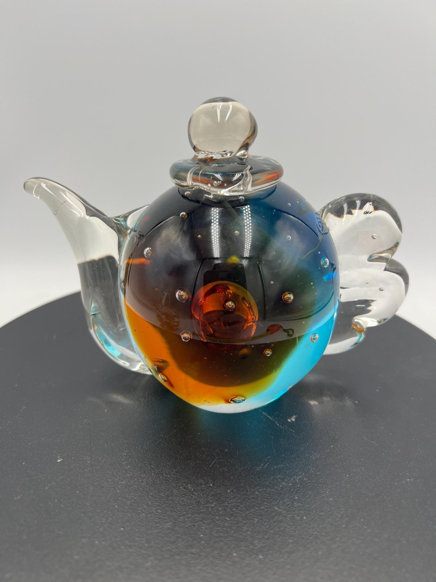 Art Glass: Teapots and Joe Rice Basket - Sold Individually