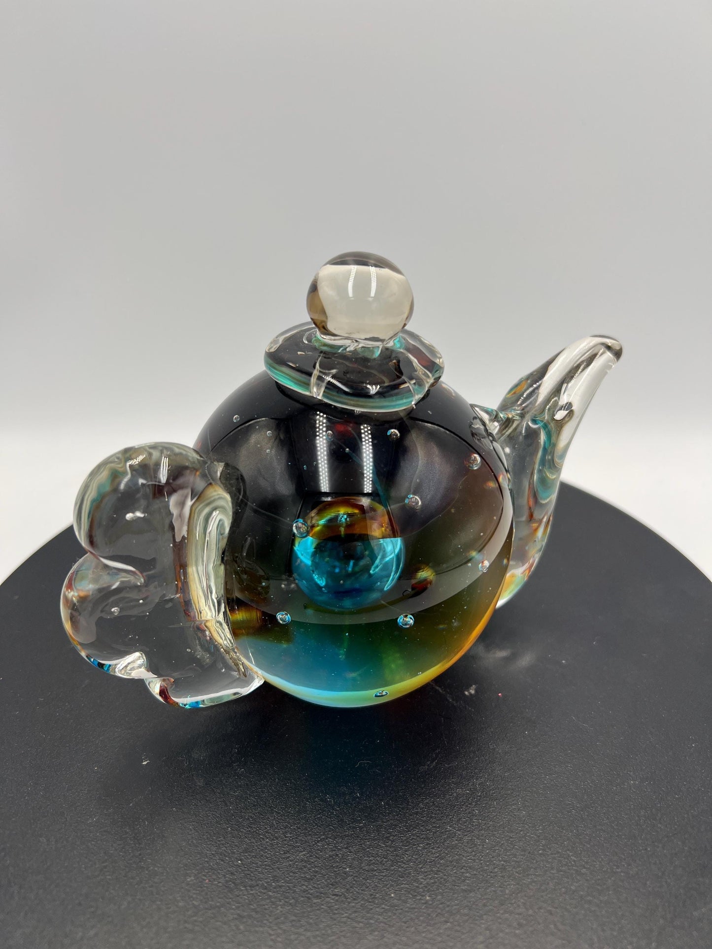 Art Glass: Teapots and Joe Rice Basket - Sold Individually