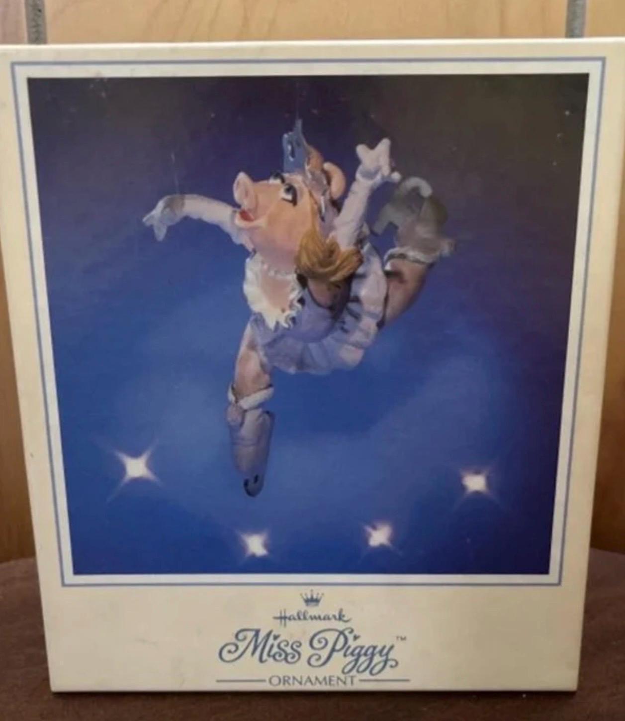 Christmas Ornament Miss Piggy Hallmark in Original Box RARE