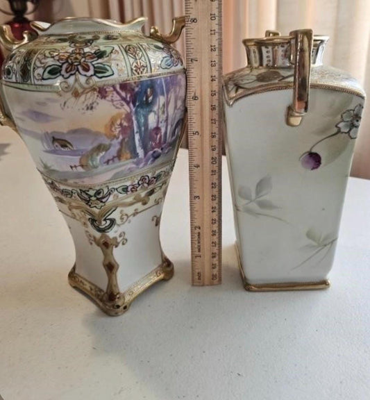 Vintage Nippon Hand Painted Vases Your Choice