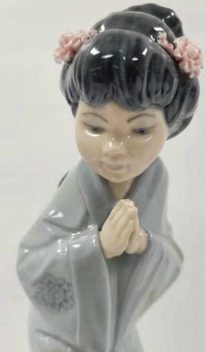 Madame Butterfly and Sayonara Figurines: Lladro - Porcelain Sculptures. No Box. Sold Individually
