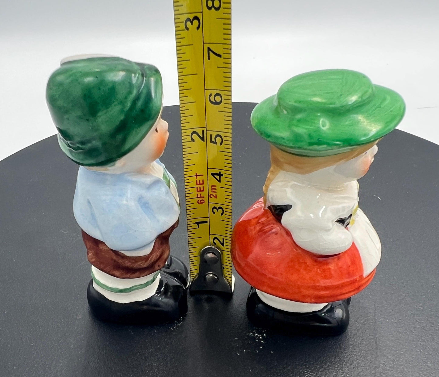 Vintage Hummel Statues - Goebel Boy and Girl in Bavarian Clothing Lederhosen and Dirndl - Goebel Hummel