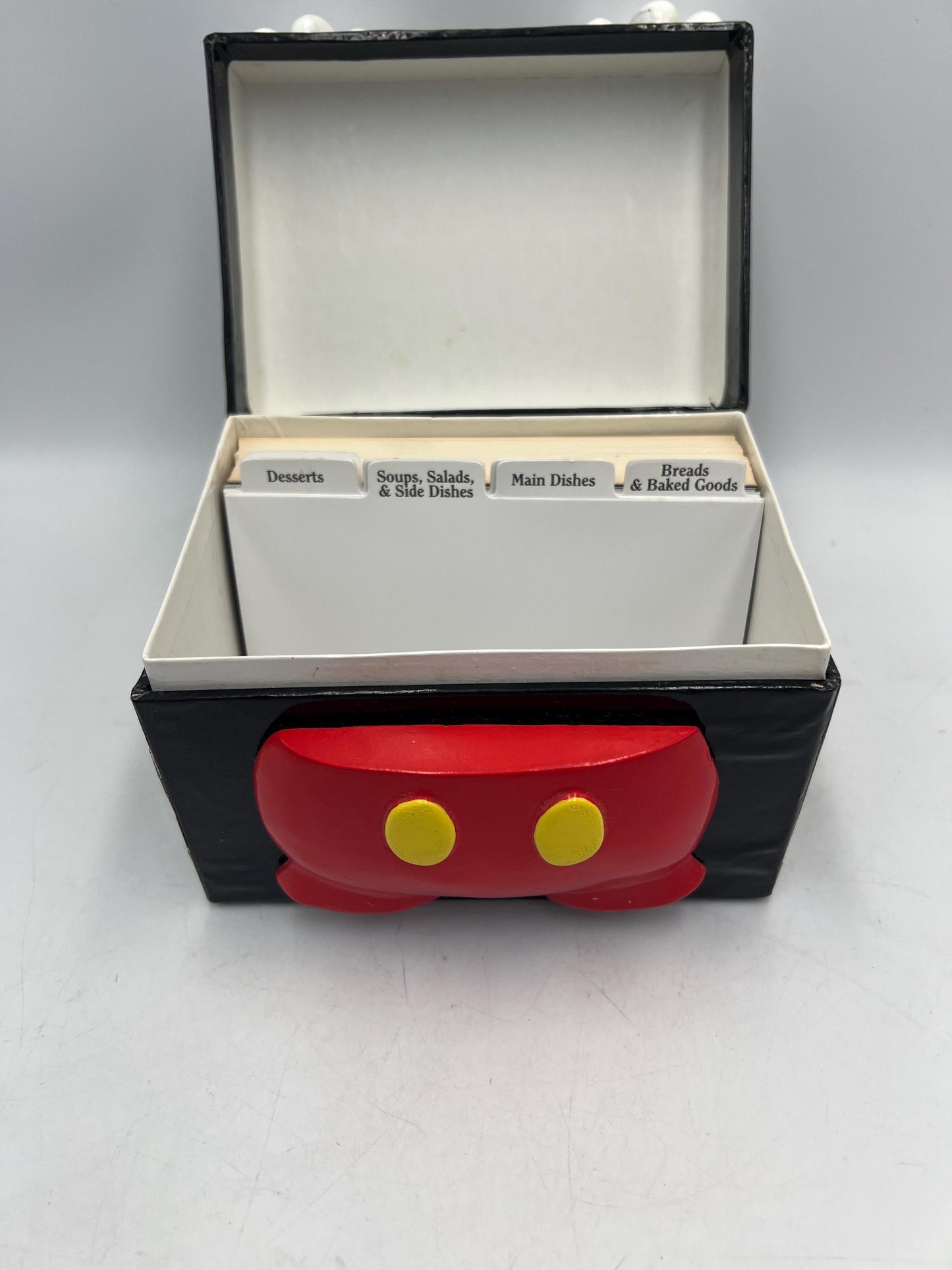 Disney Mickey Mouse Recipe Box