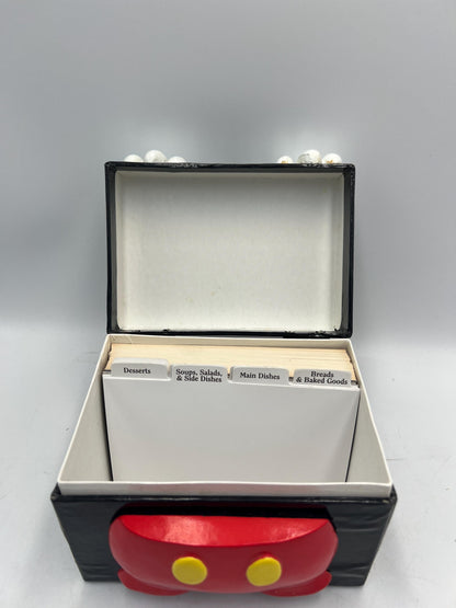 Disney Mickey Mouse Recipe Box