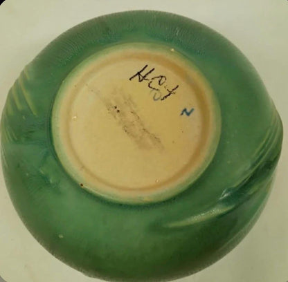 Roseville 278-4" Pinecone Jardiniere Single Handle - Vintage Ceramic Pottery
