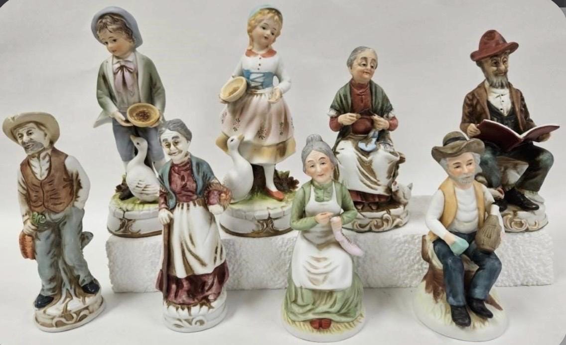 Artmark "Old Team" Collection of 8 Figurines