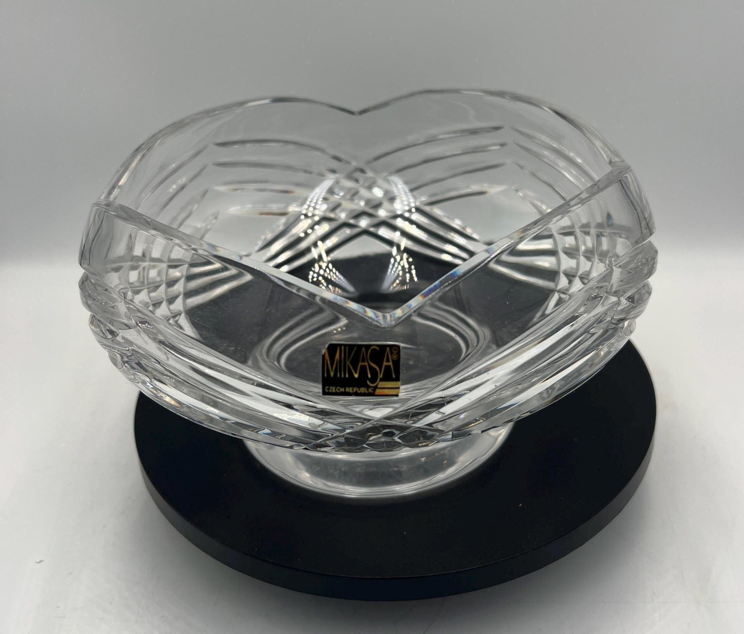 Vintage Crystal Centerpiece Bowl Mikasa