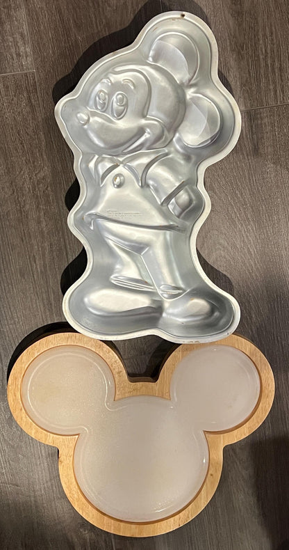 Disney Mickey Mouse Kitchenware - Cheese / Cutting Board and Cake Mold - Sold individually
