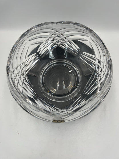 Vintage Crystal Centerpiece Bowl Mikasa