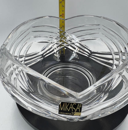 Vintage Crystal Centerpiece Bowl Mikasa