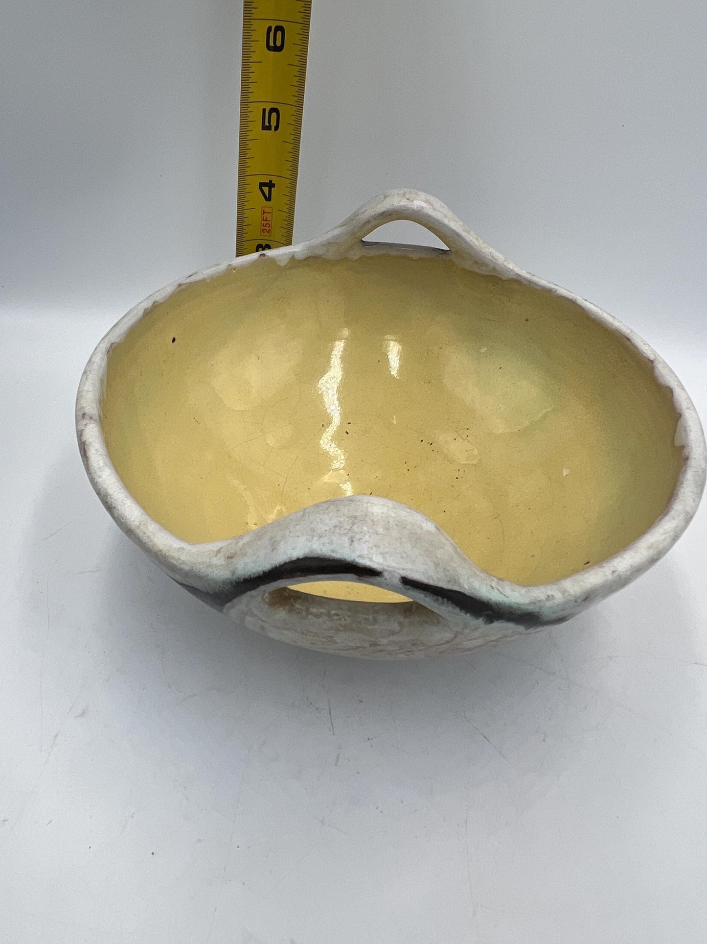 Art Pottery Bowl and Vase Signed by Artist Livia Gorka