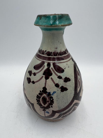 Art Pottery Bowl and Vase Signed by Artist Livia Gorka
