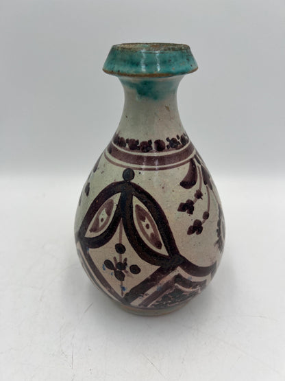 Art Pottery Bowl and Vase Signed by Artist Livia Gorka