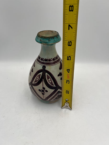 Art Pottery Bowl and Vase Signed by Artist Livia Gorka