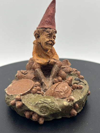 Tom Clark Gnomes | 'Garden Gnomes' Mold 5443 (2000) in Garden Glove and Gnome 'Freddy' | Sold Individually