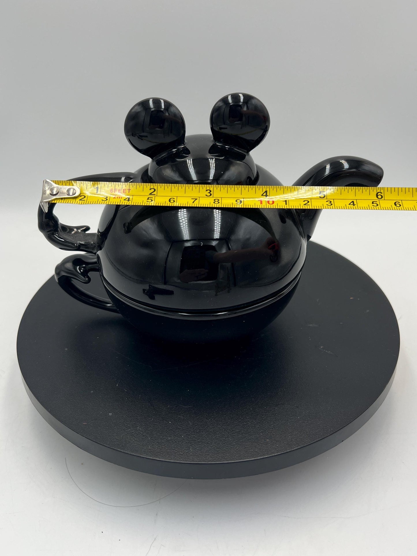 Disney Mickey Mouse "Tea for One" Stackable Set - Your choice of Black or White