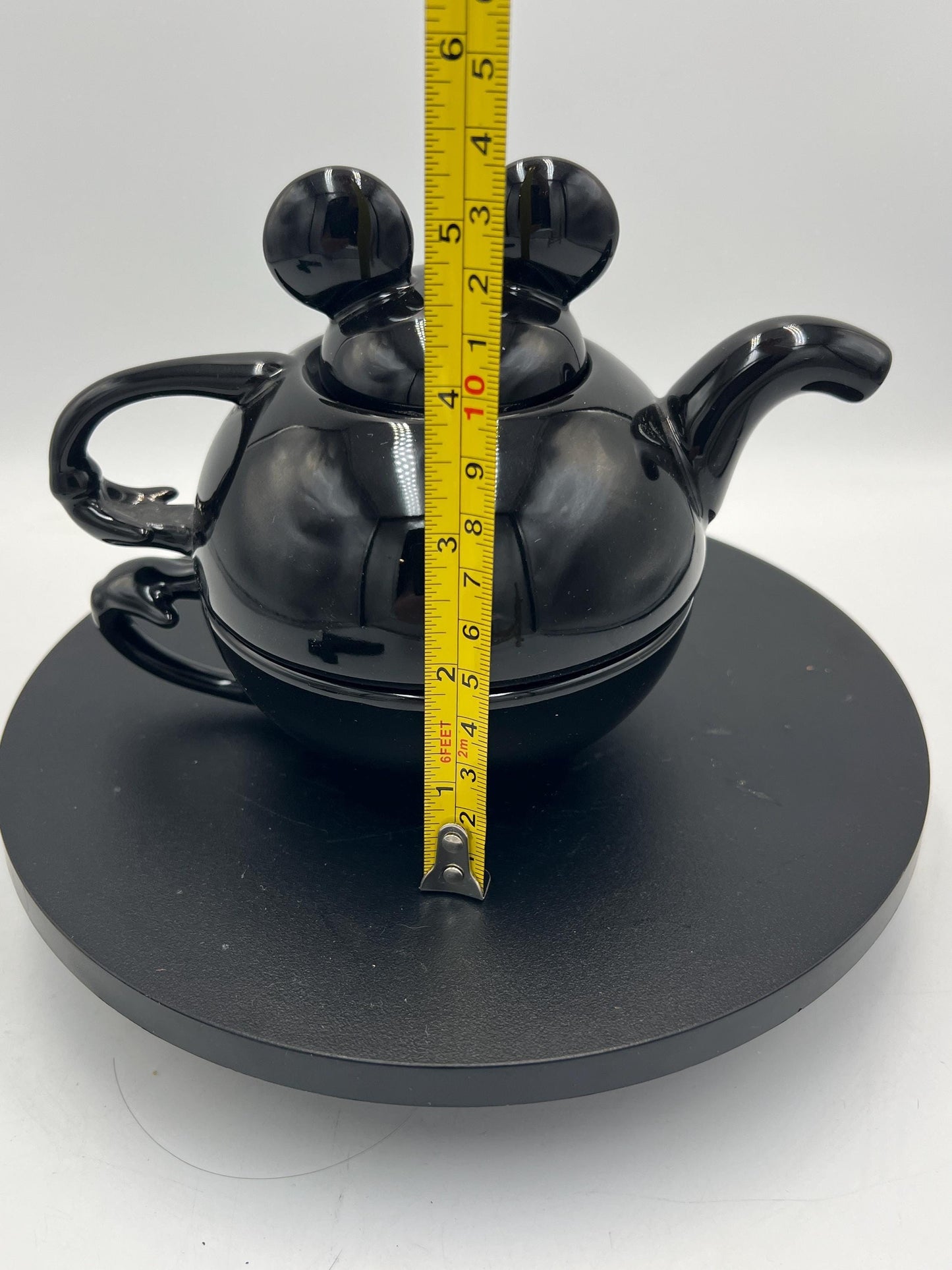 Disney Mickey Mouse "Tea for One" Stackable Set - Your choice of Black or White