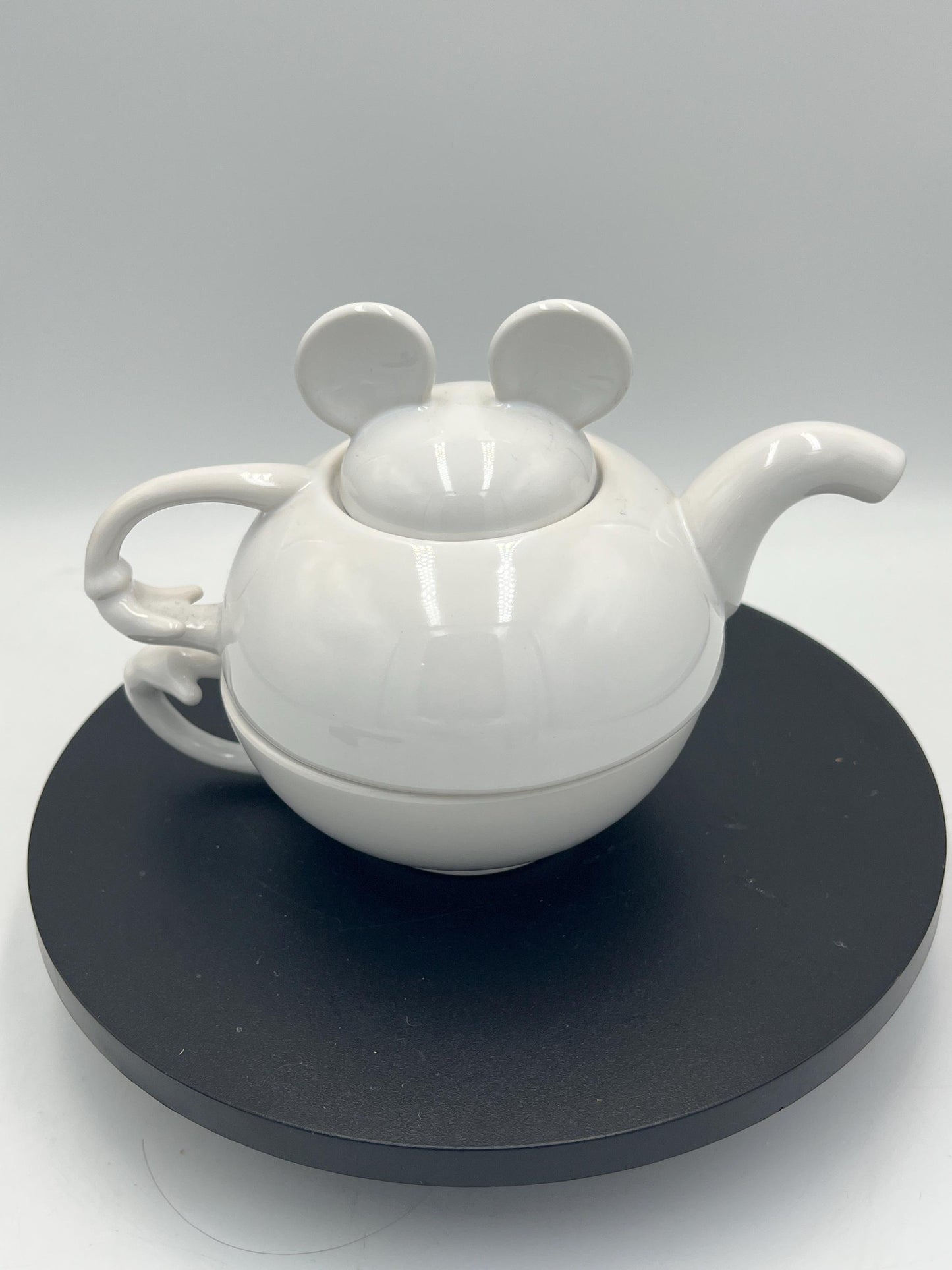 Disney Mickey Mouse "Tea for One" Stackable Set - Your choice of Black or White