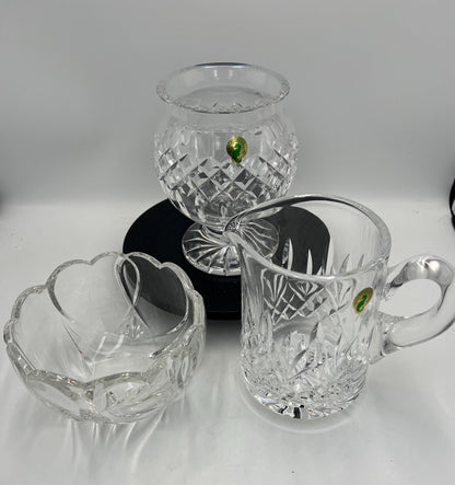Waterford Crystal - Vase - Bowl - Pitcher. Selling Individually