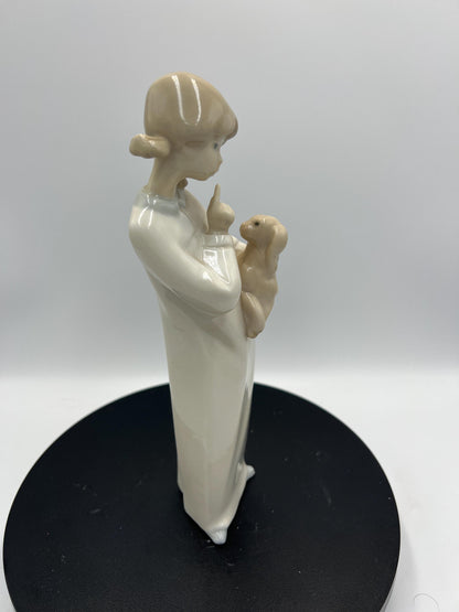 Children in Nightgowns: Lladro / Nao  - Porcelain w Glossy Finish. No Box. Sold individually