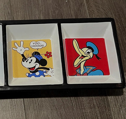 Mickey Mouse Ceramic Tray with Disney Characters