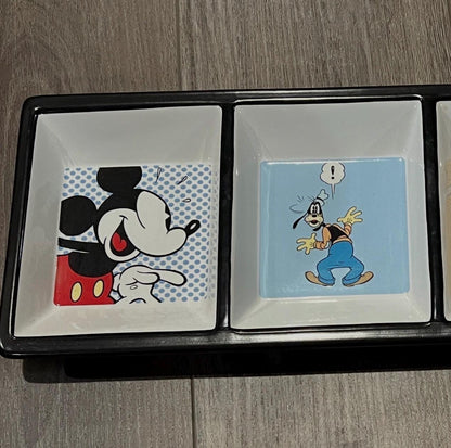 Mickey Mouse Ceramic Tray with Disney Characters