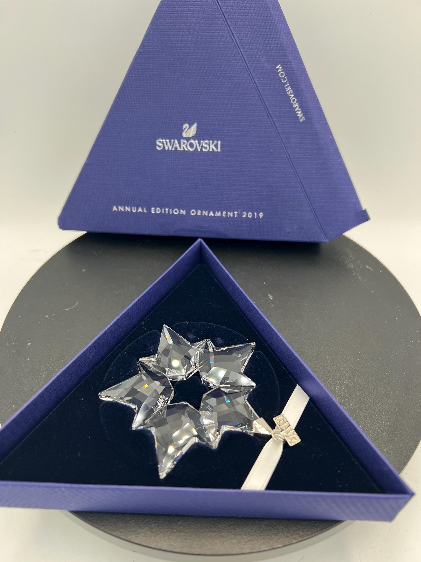 Swarovski Crystal Annual Edition Ornaments, in Original Box and Packaging. Choose from 2018, 2019 and 2021 and 2010 (Little)