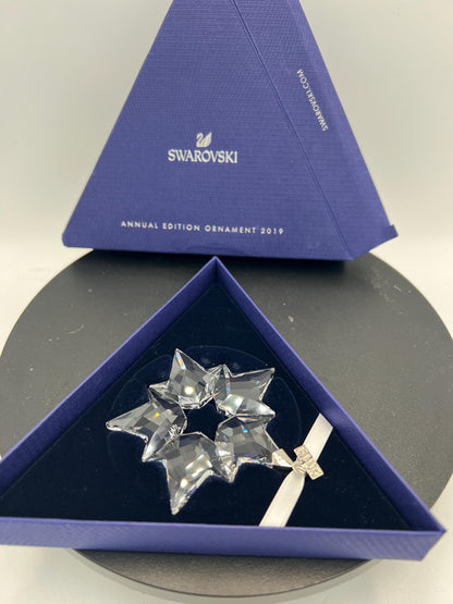 Swarovski Crystal Annual Edition Ornaments, in Original Box and Packaging. Choose from 2018, 2019 and 2021 and 2010 (Little)