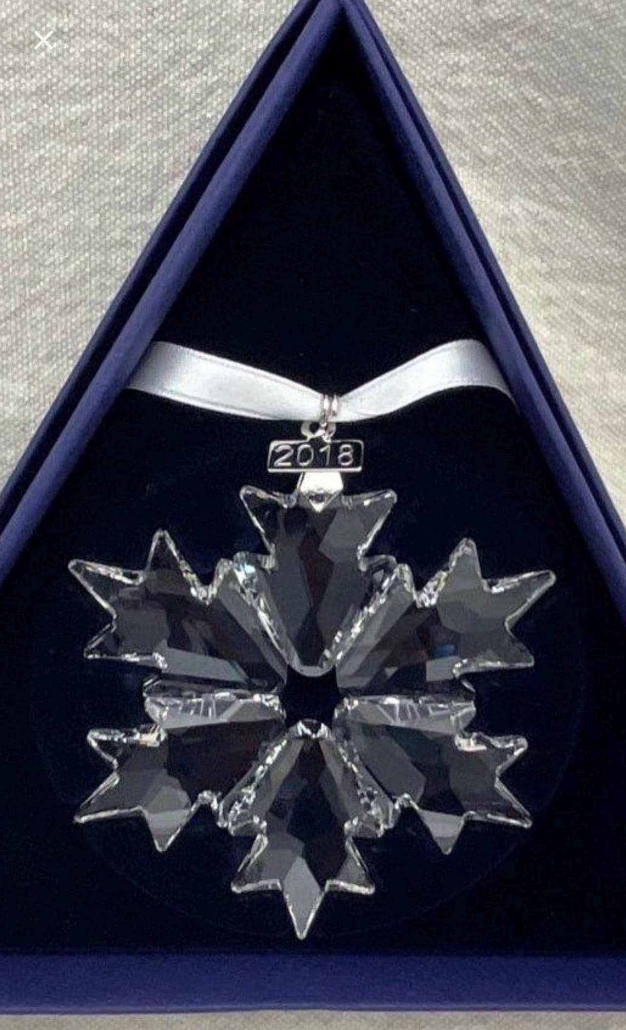 Swarovski Crystal Annual Edition Ornaments, in Original Box and Packaging. Choose from 2018, 2019 and 2021 and 2010 (Little)