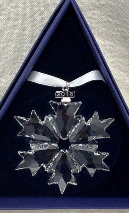 Swarovski Crystal Annual Edition Ornaments, in Original Box and Packaging. Choose from 2018, 2019 and 2021 and 2010 (Little)
