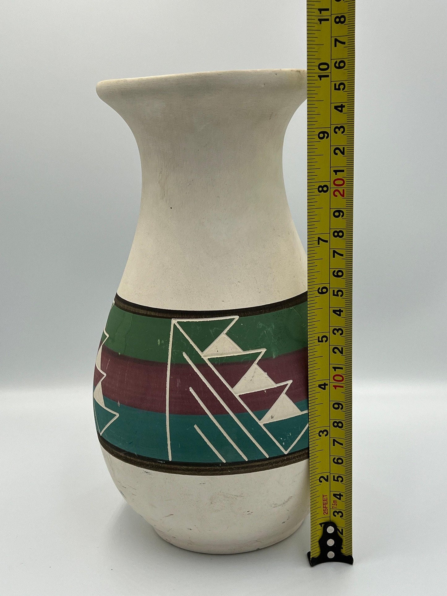 Vintage Sioux Pottery Red Clay Rapid City South Dakota Signed Coyote SPRCSD 10"