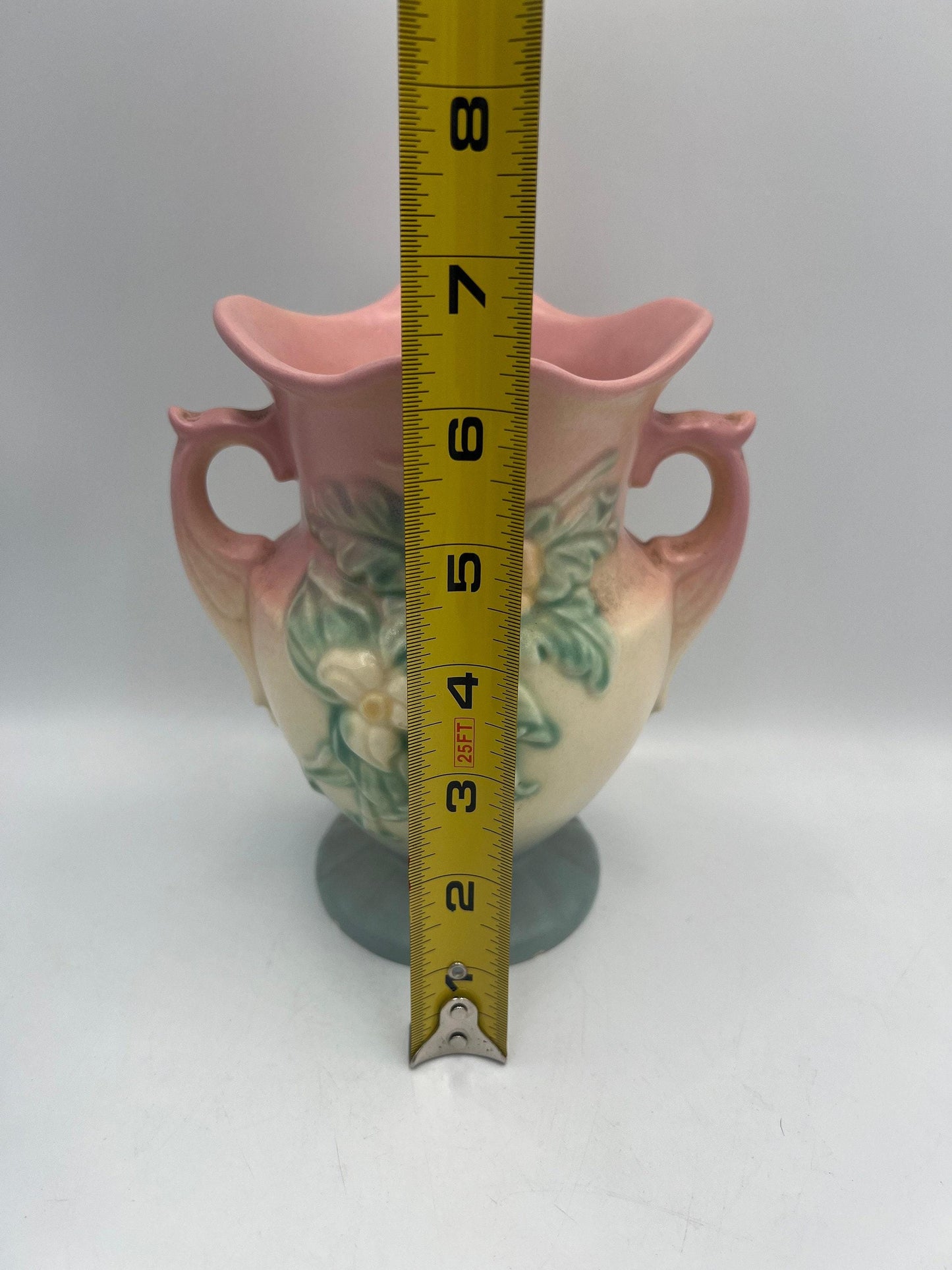 Hull Wildflower Vase: Vintage 1940s Double Handled Floral Pottery