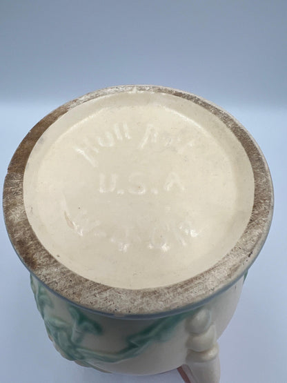 Hull Wildflower Vase: Vintage 1940s Double Handled Floral Pottery