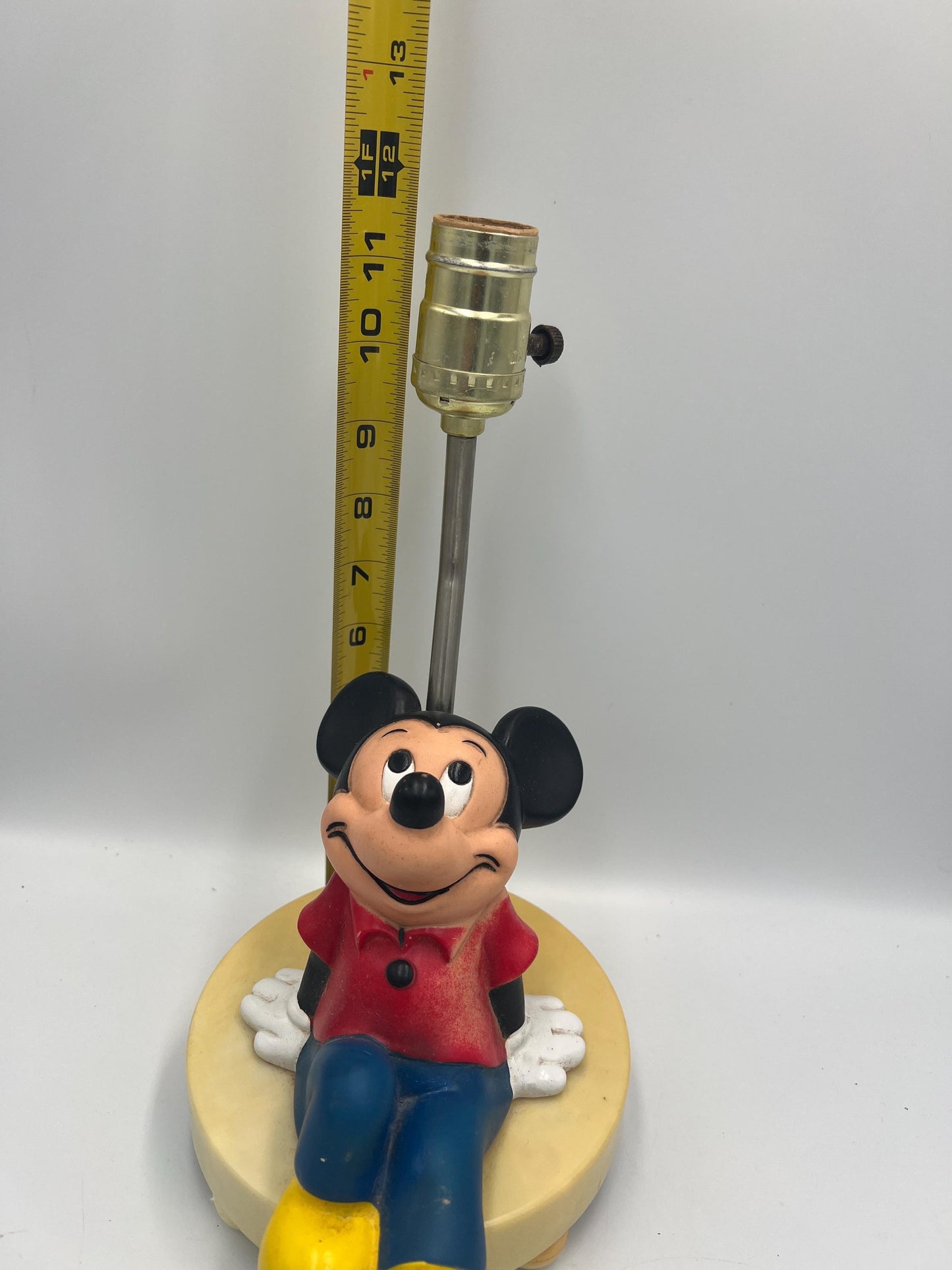 Mickey Mouse Table Lamp: Vintage 1960s Disney - Kids Nightlight
