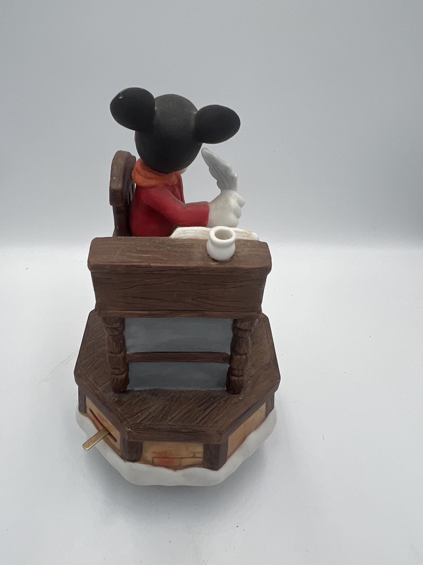 DISNEY Mickey Mouse music box Schmid "We Wish You a Merry Christmas" melody