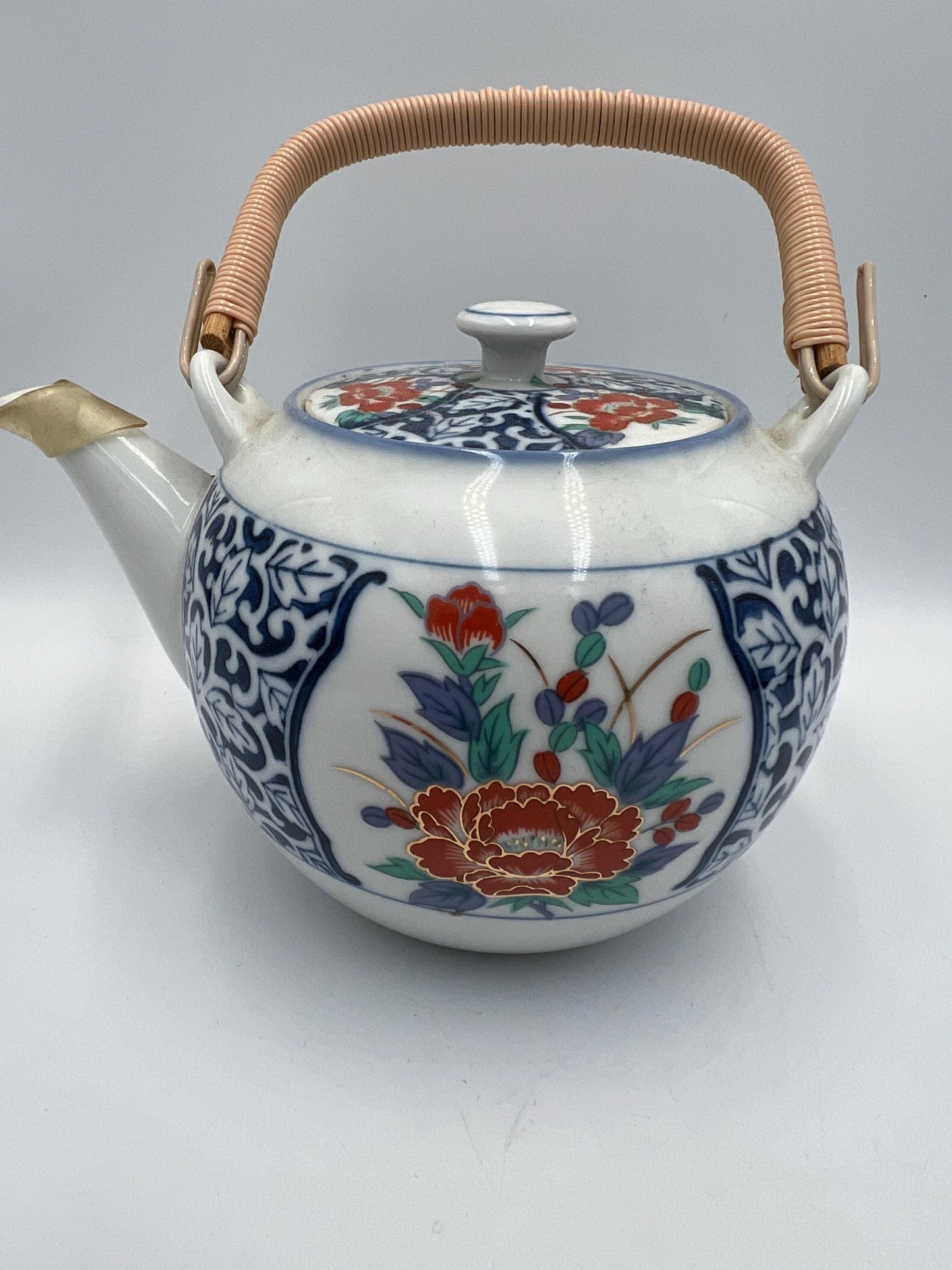 Vintage Japanese Tea Set Porcelain -Teapot & Cups