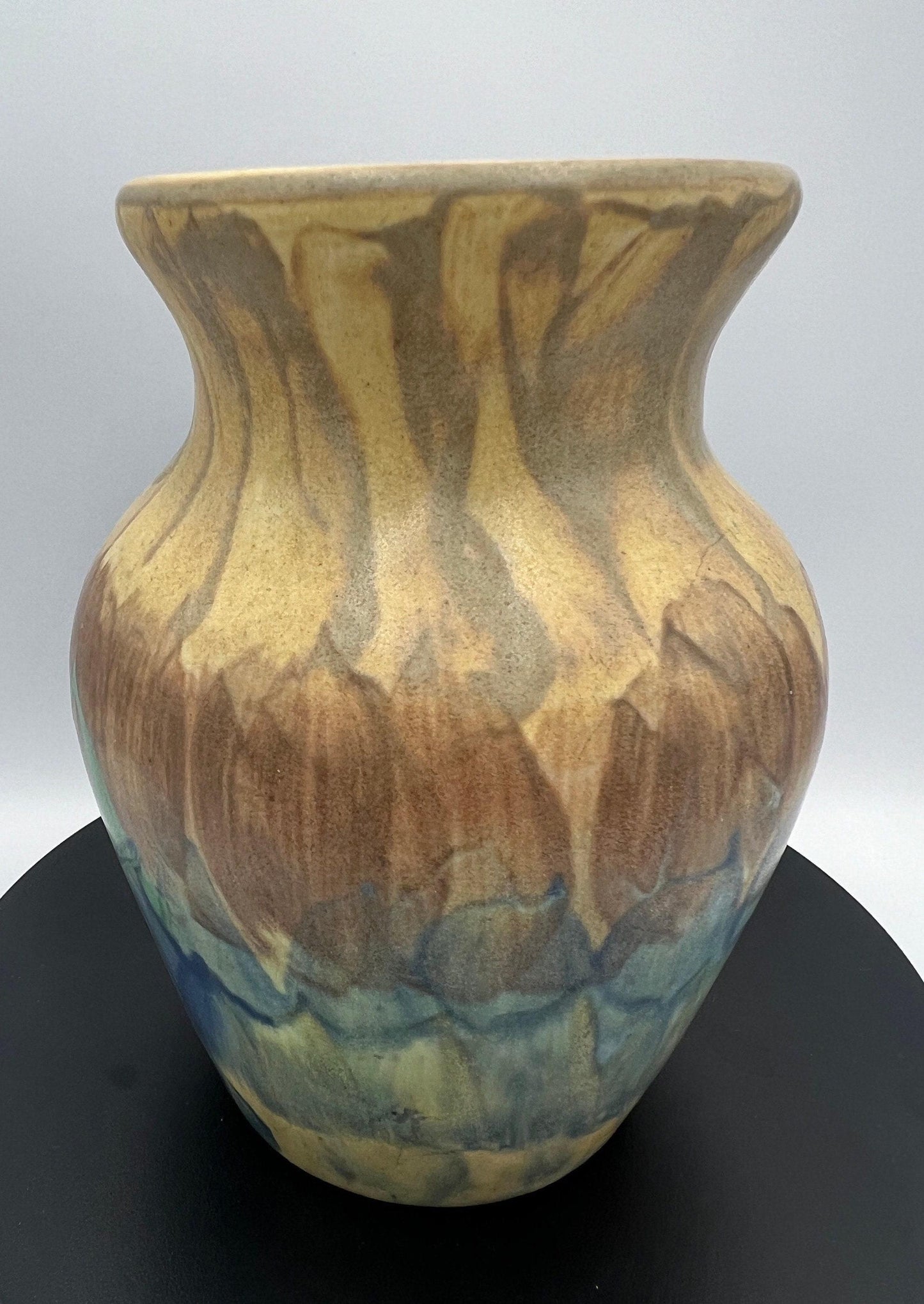 Landsun Pottery Vase by Peters and Reed - Copper Brown Green Glaze
