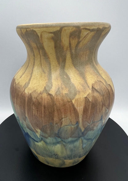 Landsun Pottery Vase by Peters and Reed - Copper Brown Green Glaze