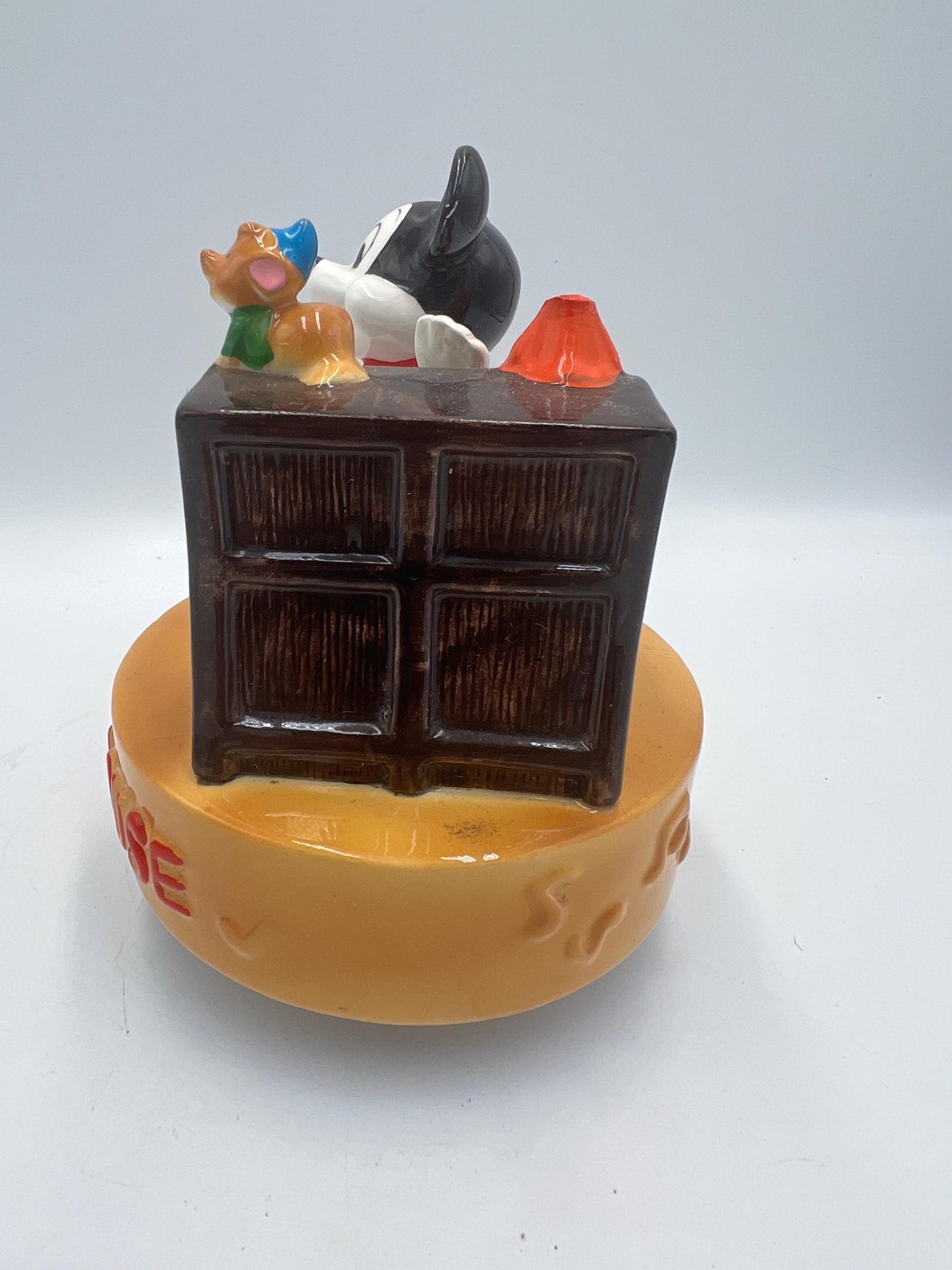 Mickey Mouse Music Box: Vintage Disney Porcelain (5.5 inches tall)