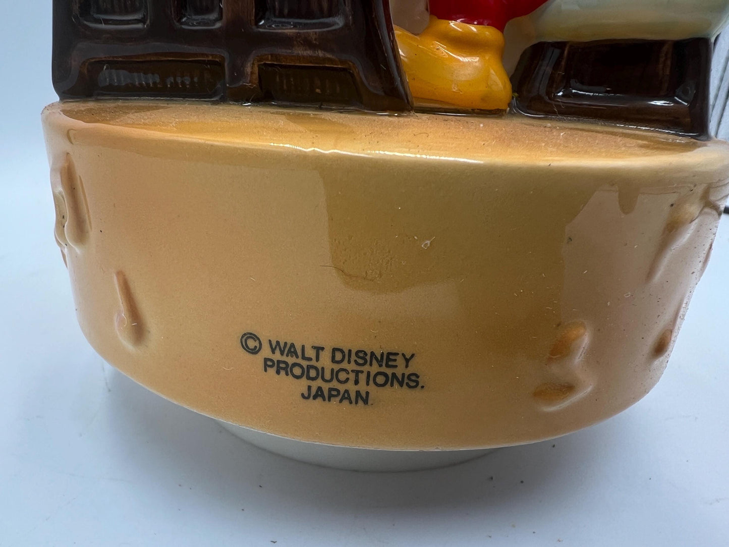 Mickey Mouse Music Box: Vintage Disney Porcelain (5.5 inches tall)