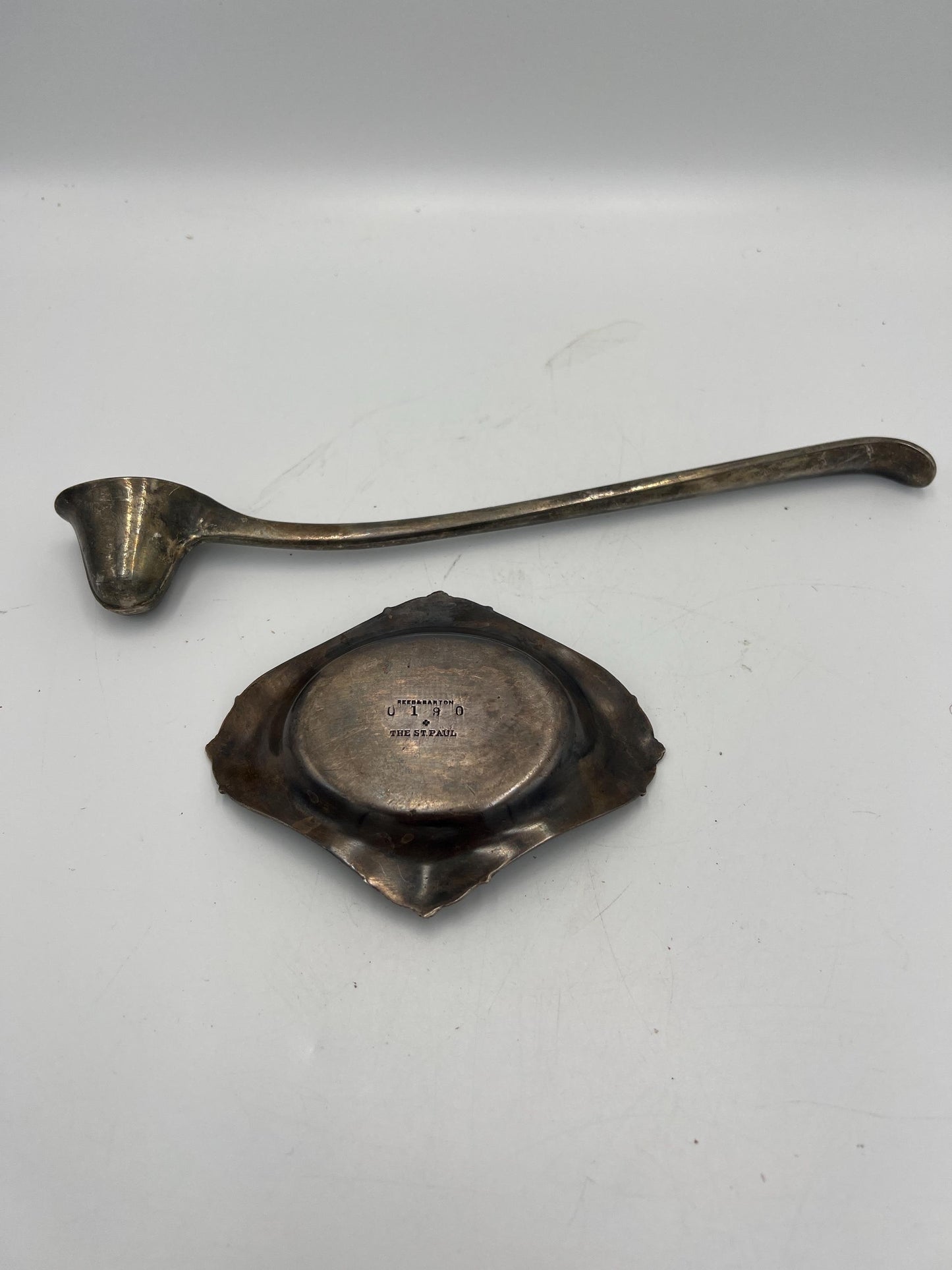 Vintage / Antique St. Paul Hotel Restaurant silver plate and spoon