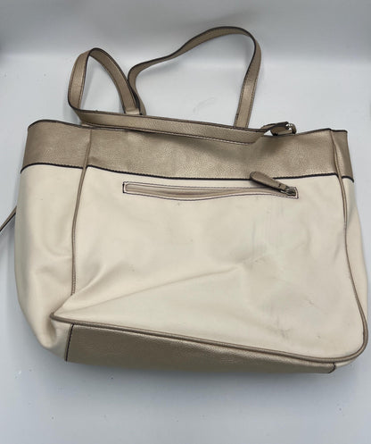 Franco Sarto Handbags: 90s Vintage Black Hobo & White Crossbody - Worn Style