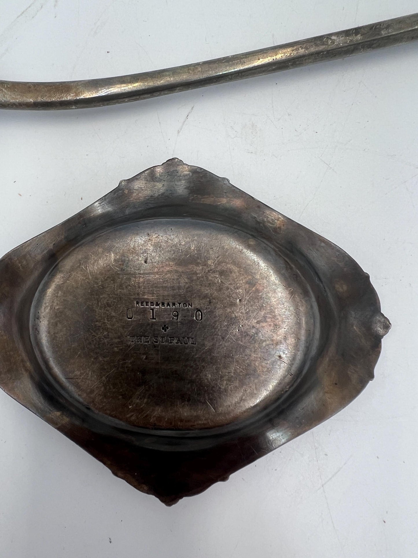 Vintage / Antique St. Paul Hotel Restaurant silver plate and spoon