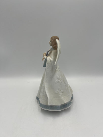 Angel Tree Topper: Lladro Mandolin Player Figurine (1994 Collectible)