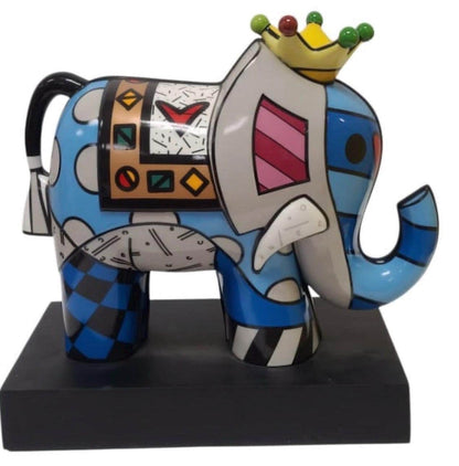 Romero Britto "Great India I" Goebel LE Sculpture